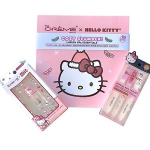 Hello Kitty Holiday Cozy Slumber Spa Set with extras!